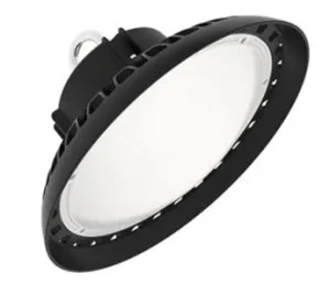 240W UFO High Bay - FROSTED PC LENS - 36,000 Lumens 1-10v LOW VOLTAGE DIMMABLE