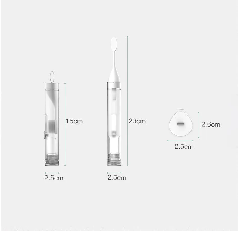 2in1 Portable Folding Travel Toothbrush Kit