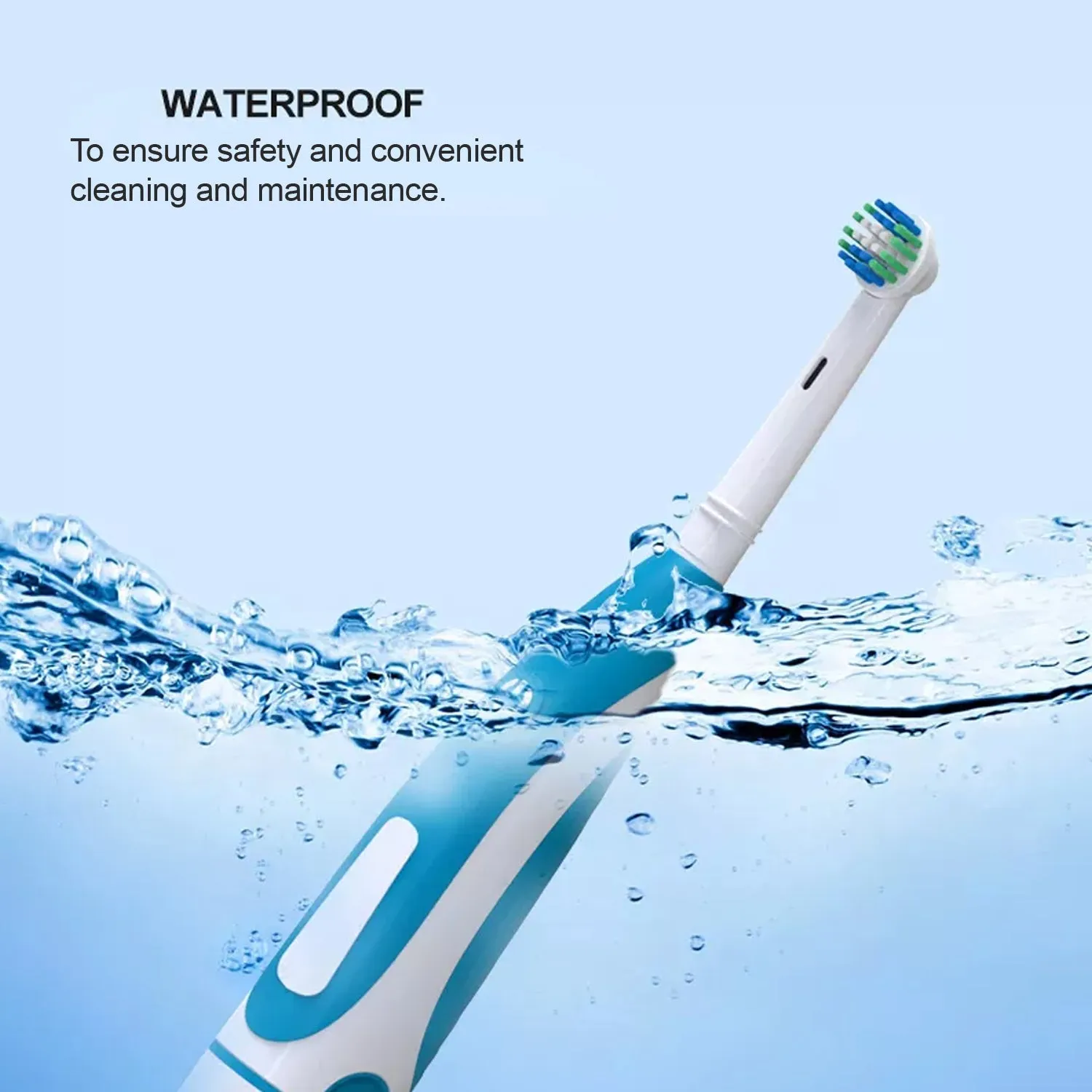 7265 Electric Toothbrush for Kids and Adults Travel Portable Toothbrush With Extra 1 Brush Heads With 2 Battery