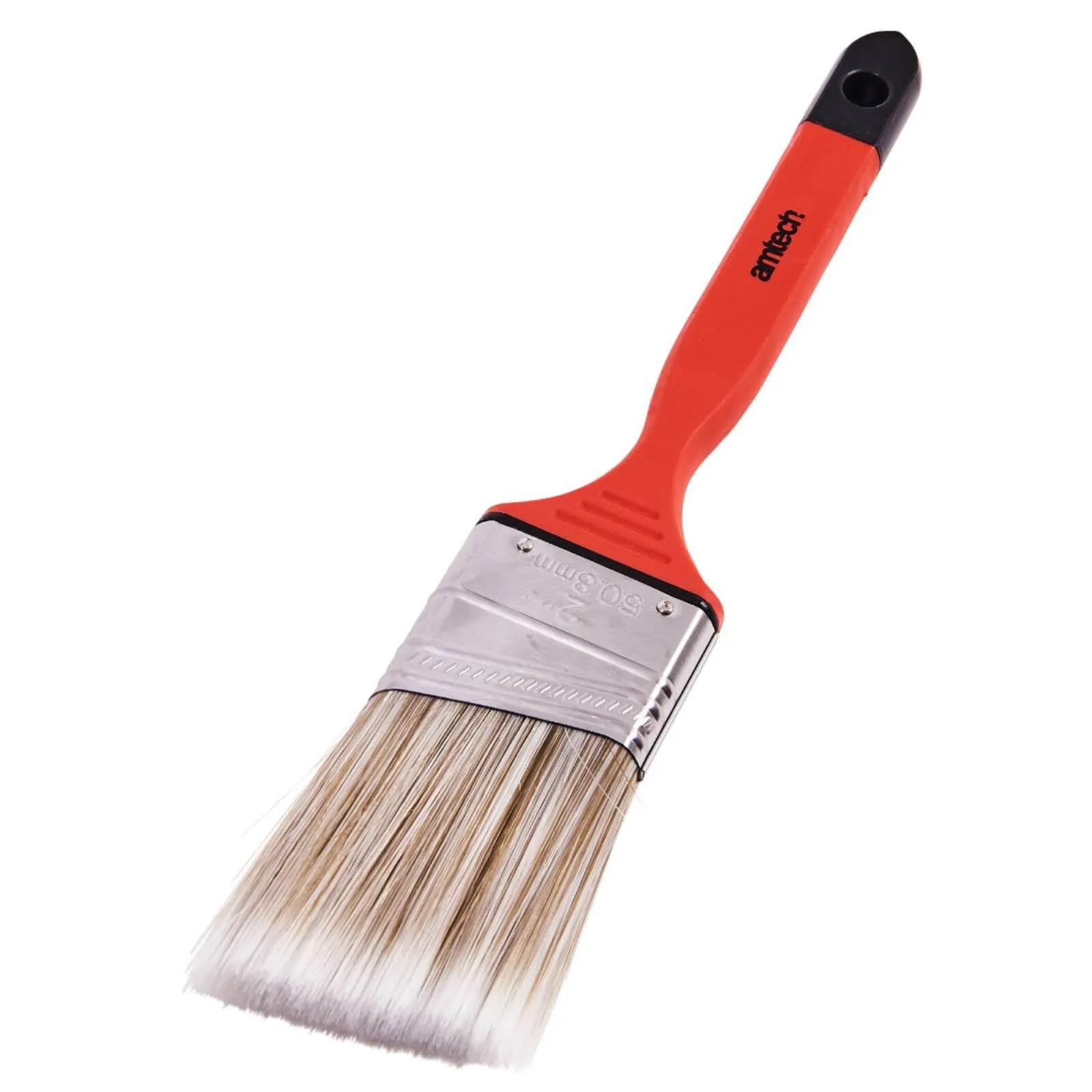 Amtech No Bristle Loss Angled Brush Soft Grip