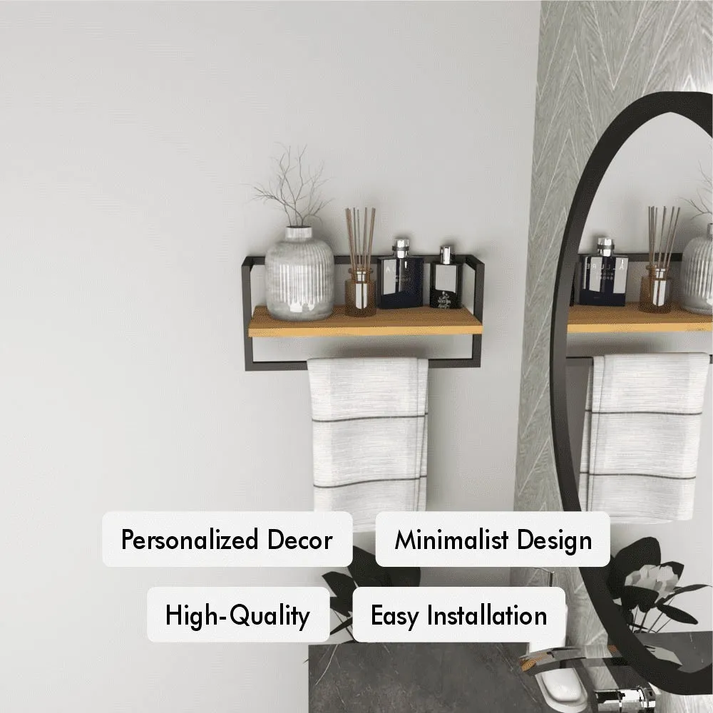 Bathroom Shelf and Towel Holder