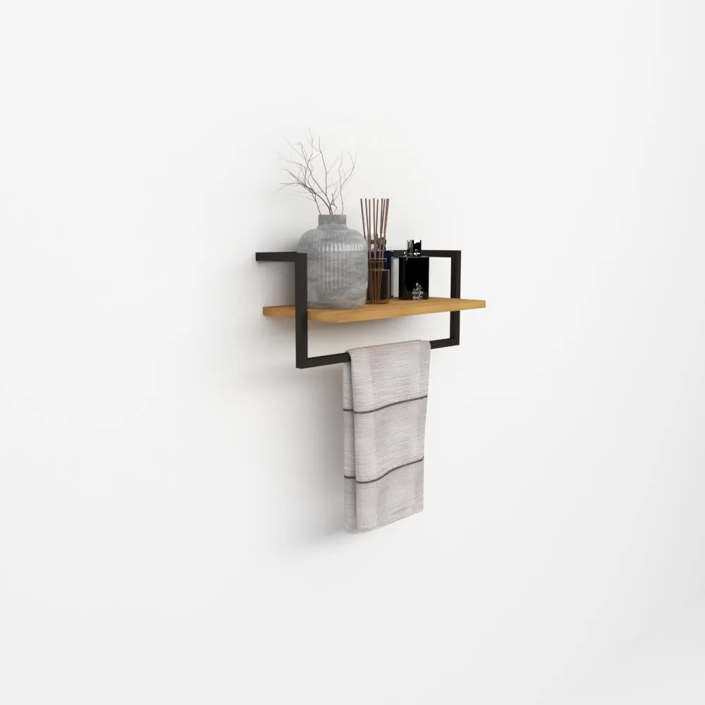 Bathroom Shelf and Towel Holder