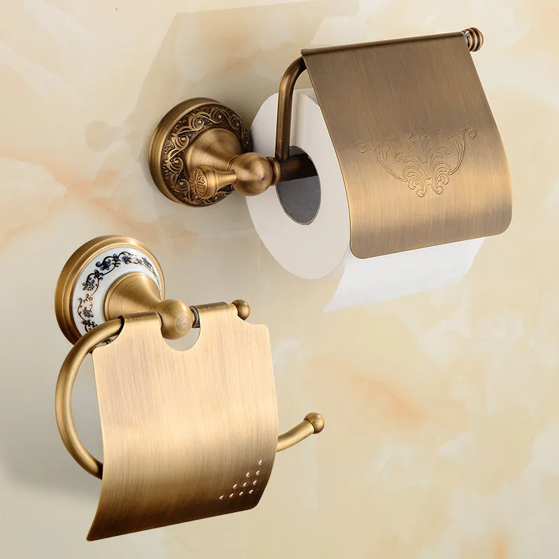 Bathroom Tissue Holder Toilet Paper Holder Wall-Mounted Toilet Roll Holder