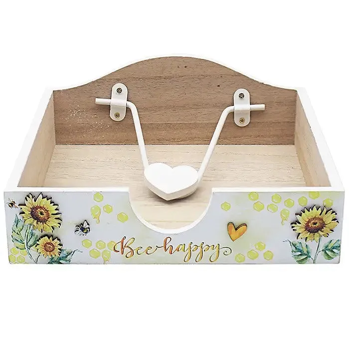 Bee Happy Collection - Egg Cabinet / Napkin Holder