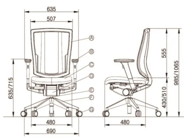 Bravo Ergonomic Computer Chair