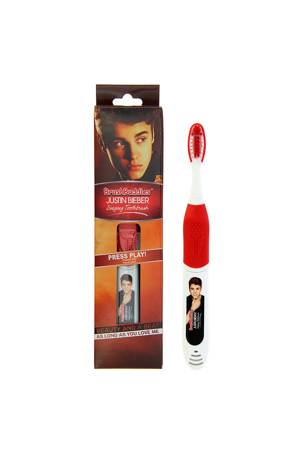 Brush Buddies Justin Bieber Singing Toothbrush (As Long As You Love Me & Beauty And A Beat)