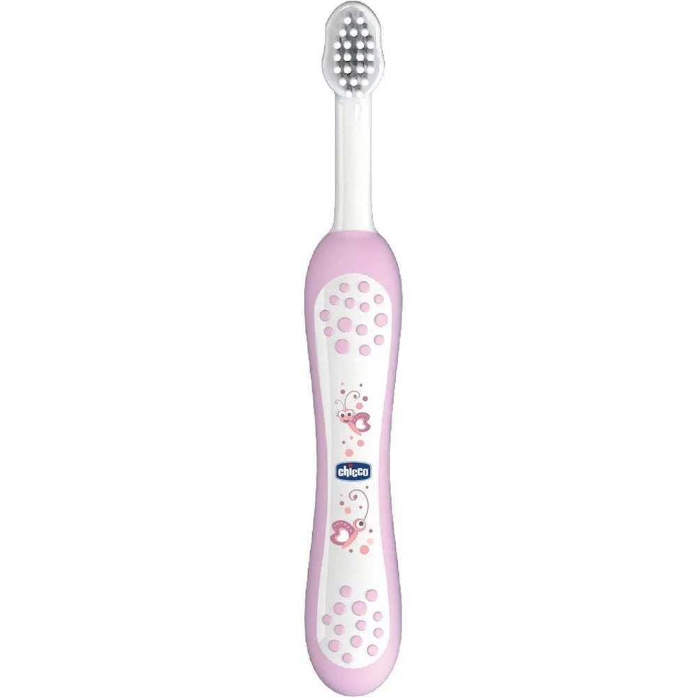 Chicco Butterfly Toothbrush - Pink