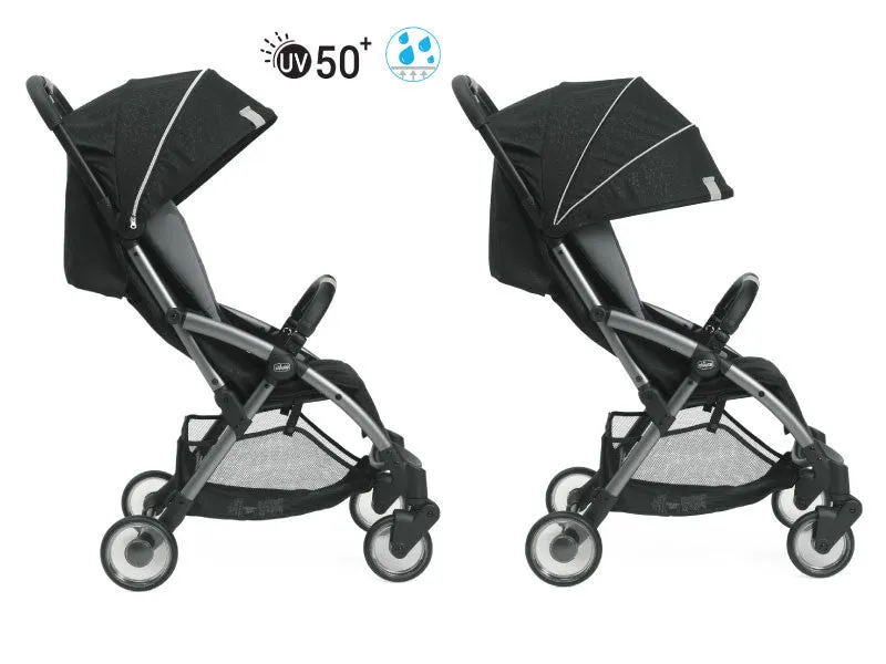 Chicco Goody Pro Auto Fold Stroller - Black Beauty (0-22kg)