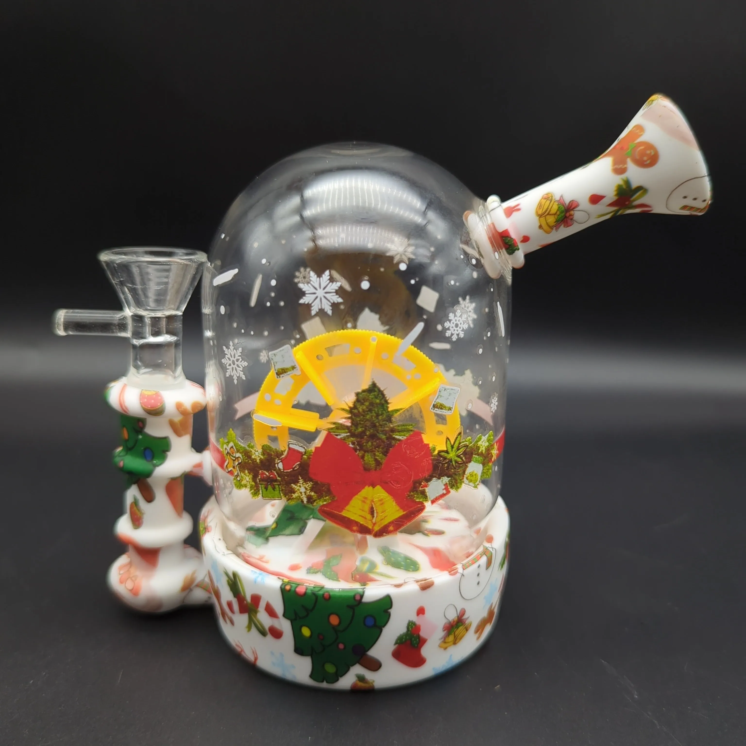 Christmas Waterwheel Bell Jar Water Pipe | 6 | 14mm