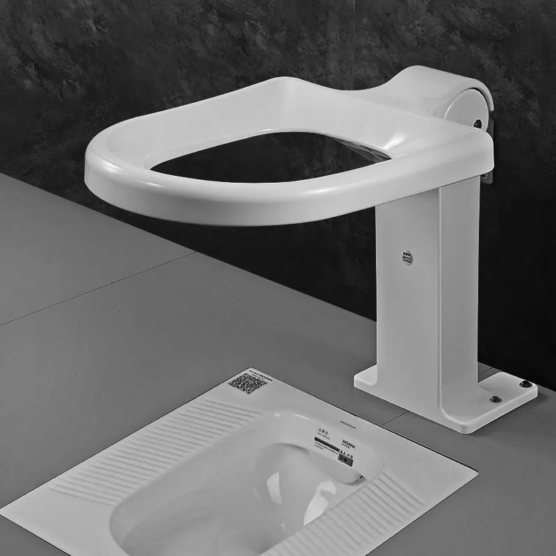 Comfortable Sit Foldable Easy Squat Toilet Seat Holder