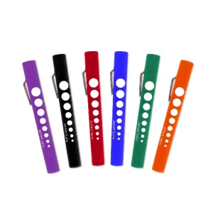 Dixie EMS Colored Disposable Penlight with Pupil Gauge- 6 Colors