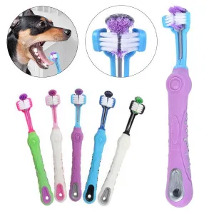 Dog 3 Sided Toothbrush