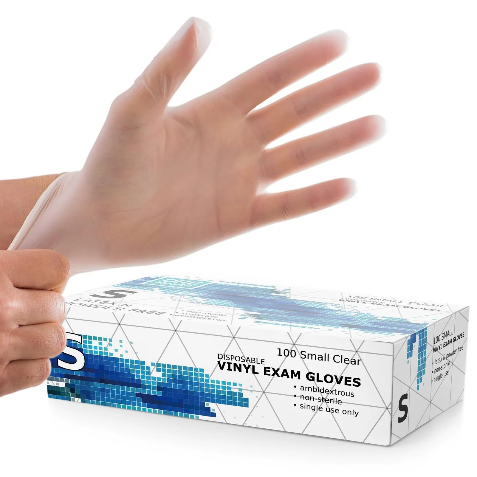 DRE Health Clear Vinyl Gloves - Powder Free