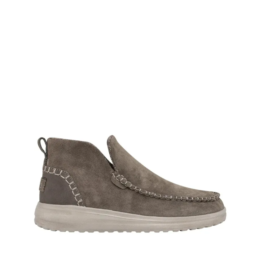 DUDE SCARPONCINO DENNY SUEDE 122034962 MARRONE CHIARO