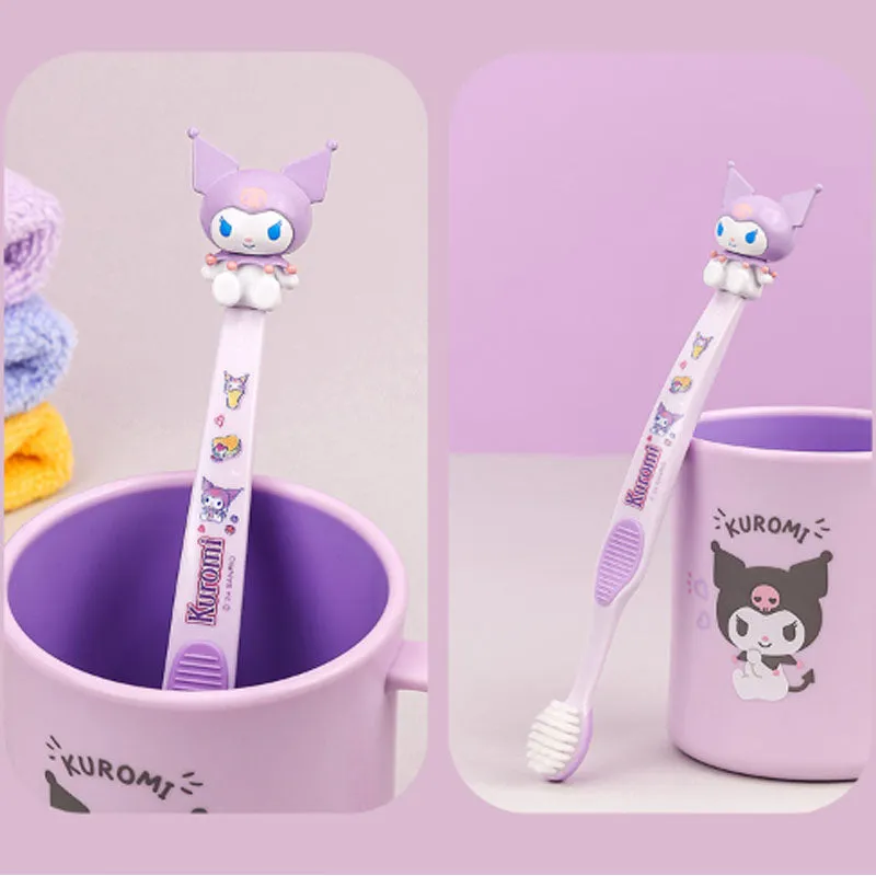 Figure Toothbrushes Set - Kuromi & Cinnamoroll