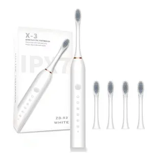 Fully automatic electric toothbrush, adult soft bristled toothbrush, rechargeable 6-speed automatic toothbrush