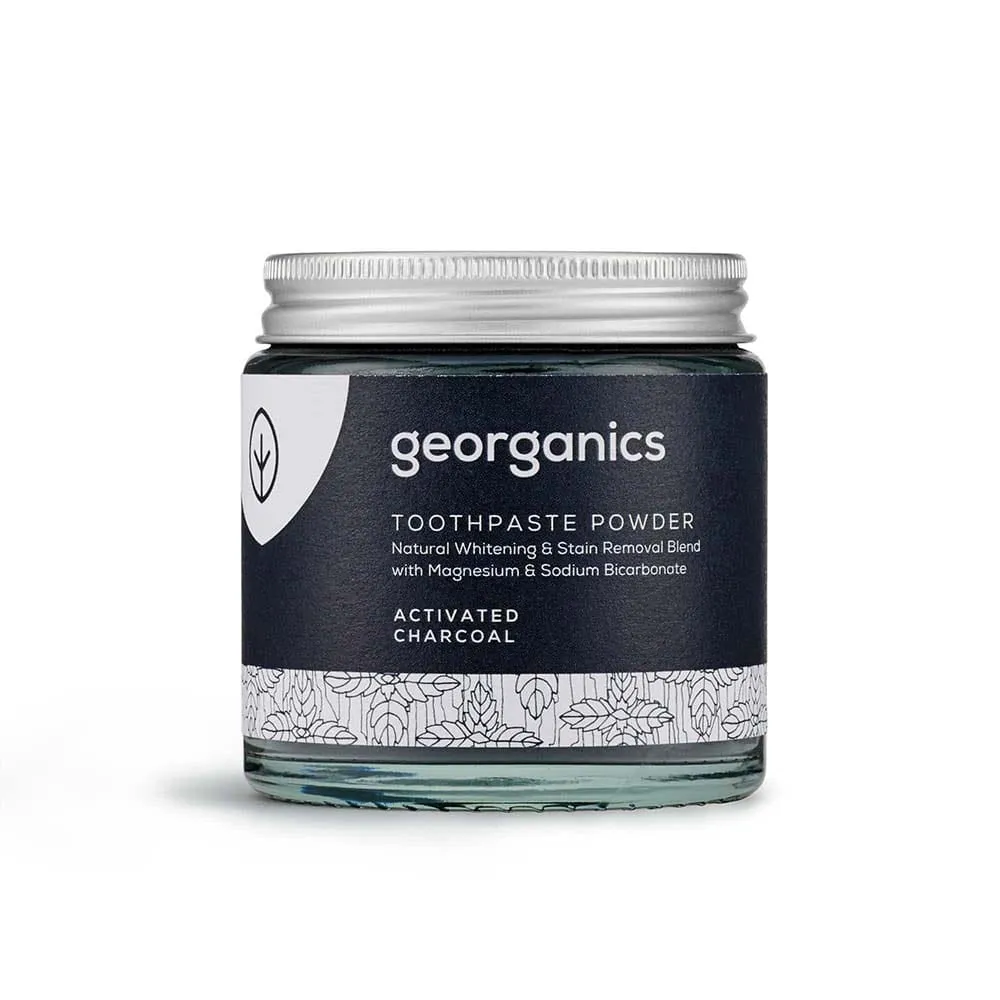 Georganics Natural Whitening Toothpowder - Activated Charcoal