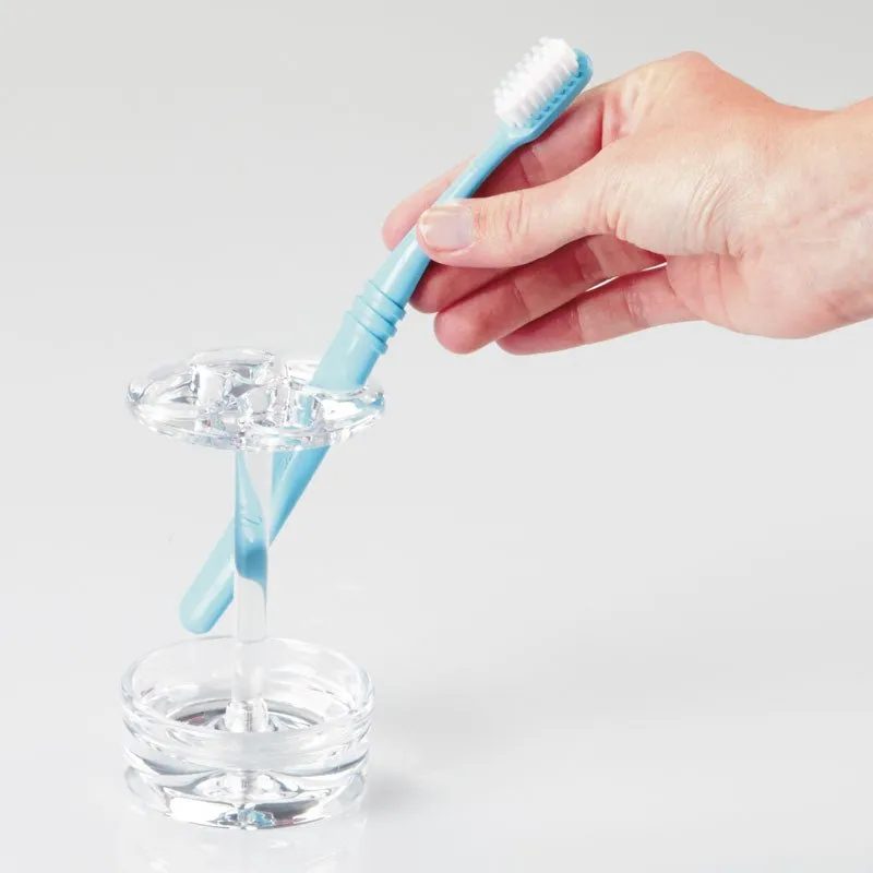 iDesign Eva Toothbrush Stand in Clear