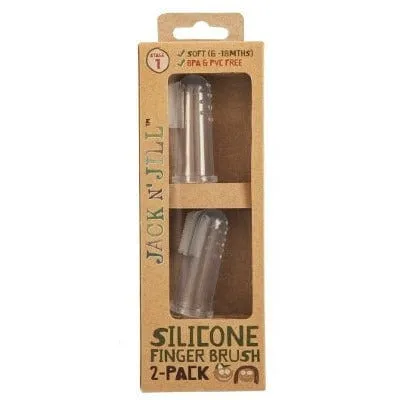 Jack n' Jill 2 pack Silicone Finger Brush