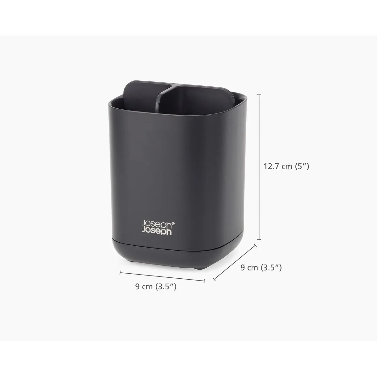 Joseph Joseph EasyStore™ Toothbrush Holder Matte Black