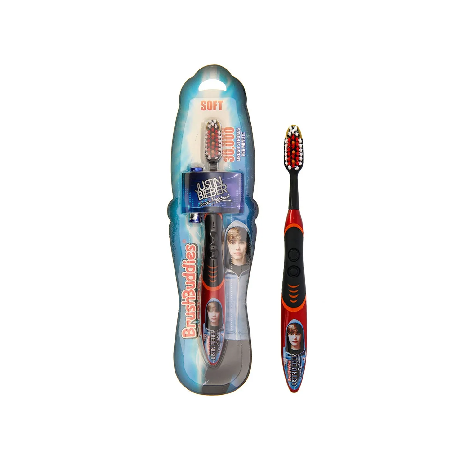 Justin Bieber Sonic Toothbrush -Red