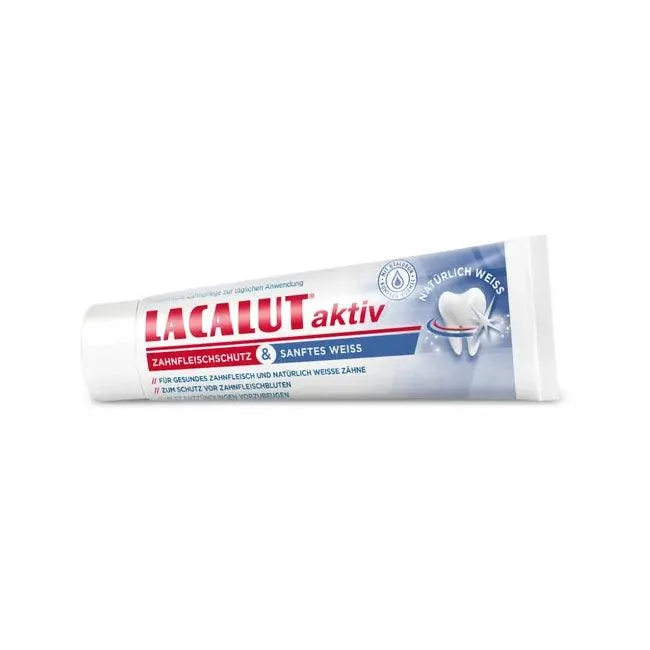 LACALUT active gum protection, gentle whitening toothpaste