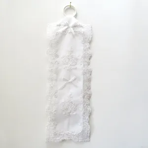 Louisa White Lace Roll Holder