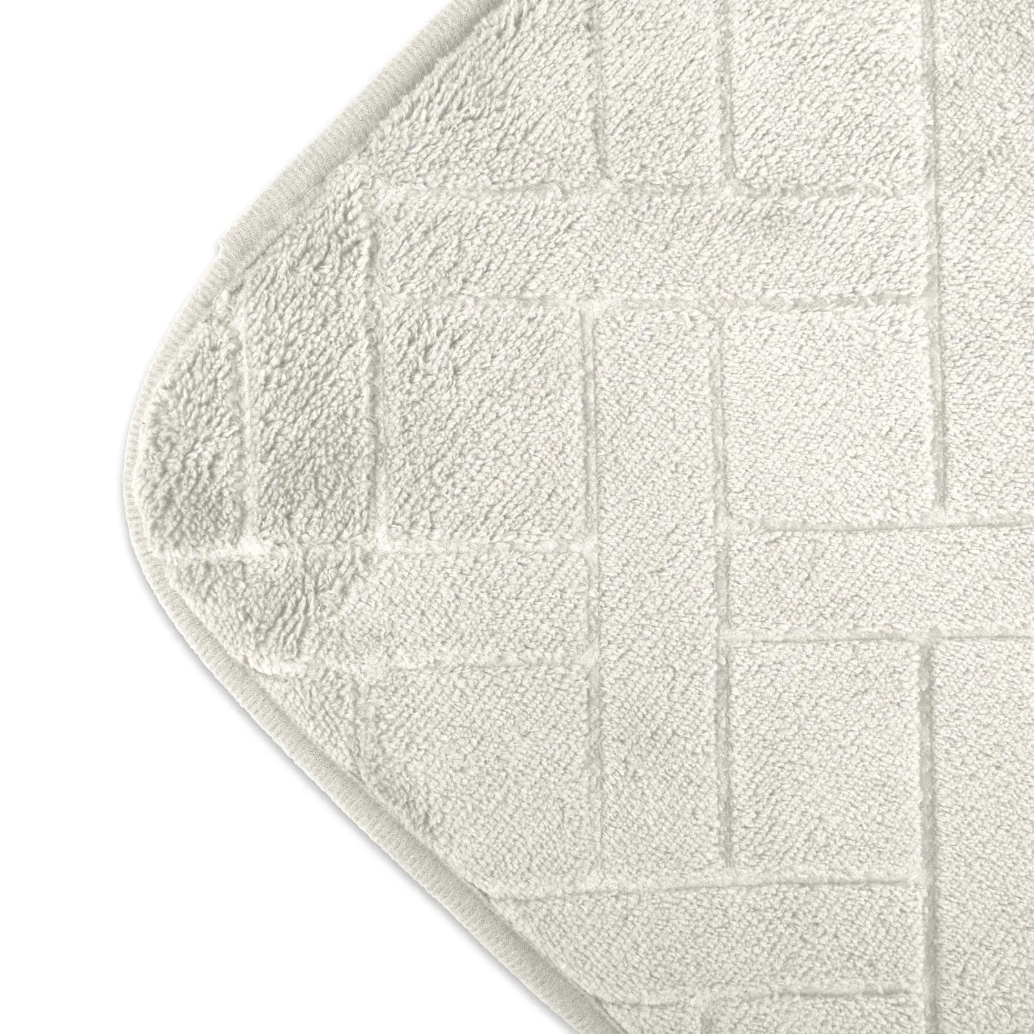 Matrix Embossed Foam Bath Mat - Natural