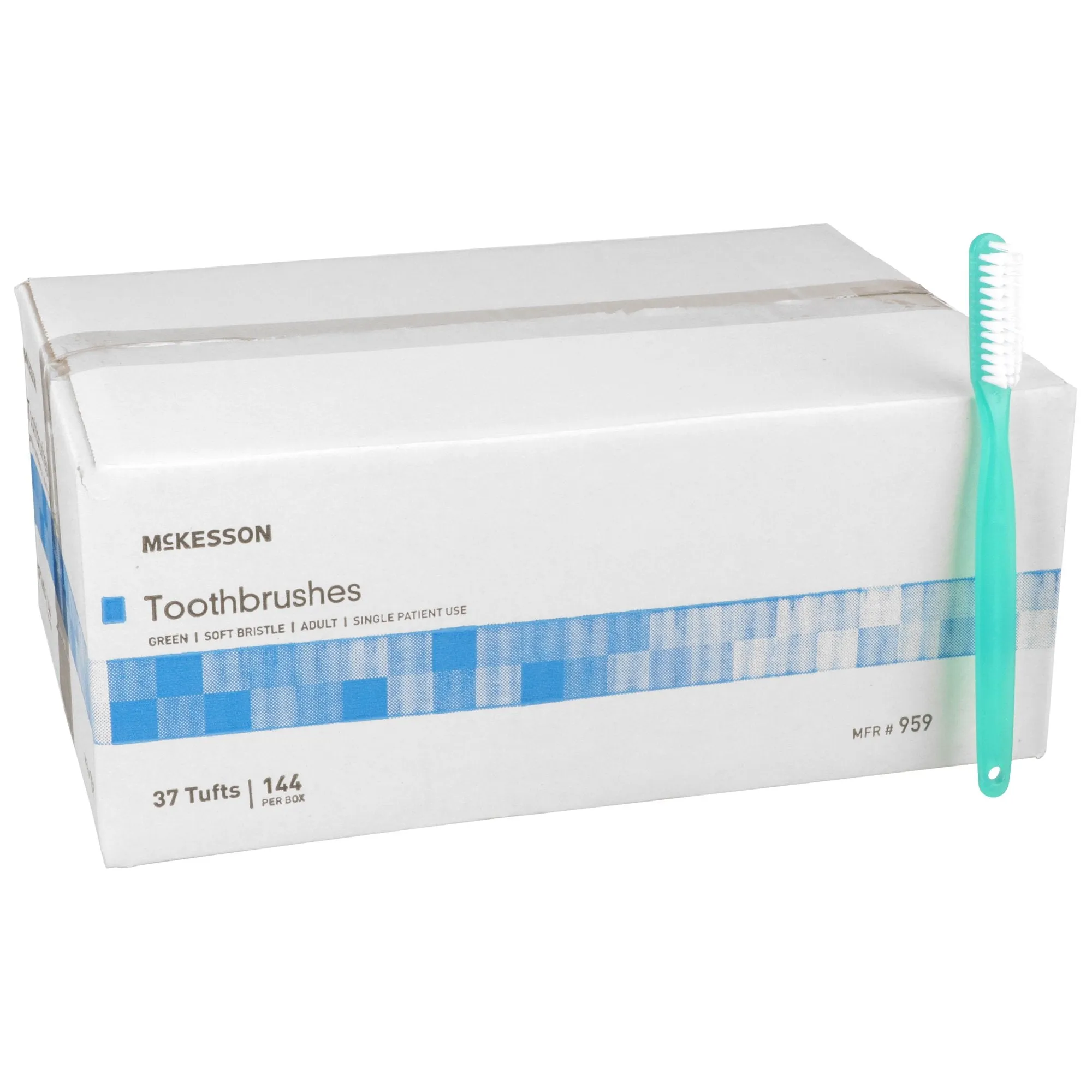 McKesson Soft Bristle Straight Toothbrush