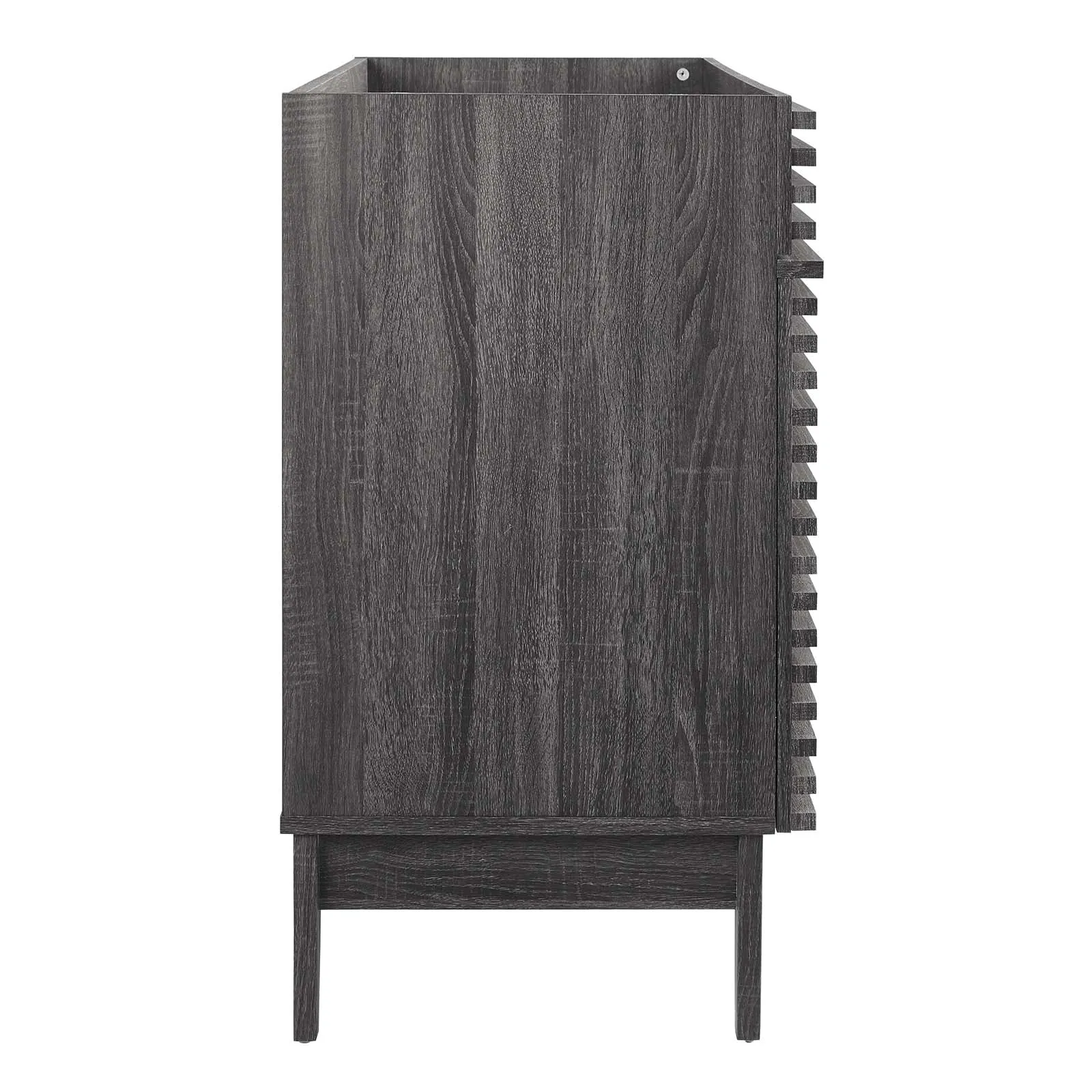 Render 48" Double Sink Compatible (Not Included) Bathroom Vanity Cabinet Charcoal EEI-4342-CHA