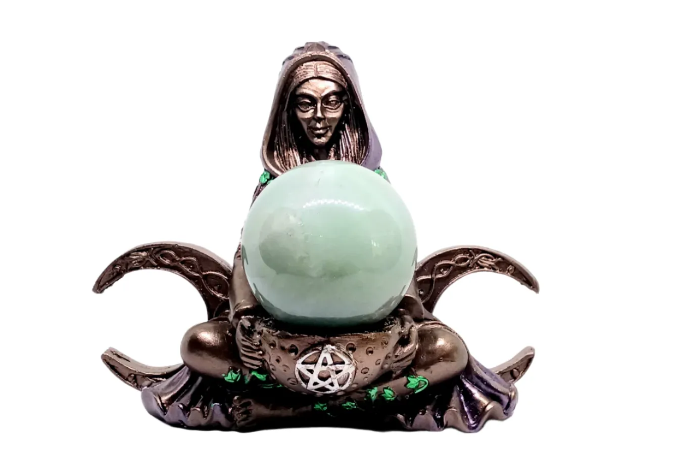 Resin Goddess Sphere Holder