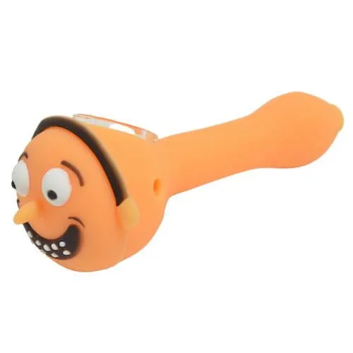 Rick and Morty Silicone Smoking Pipe