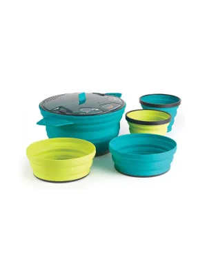 Sea To Summit X Set 31 2.8L Pot With 2 Bowls & 2 Mugs