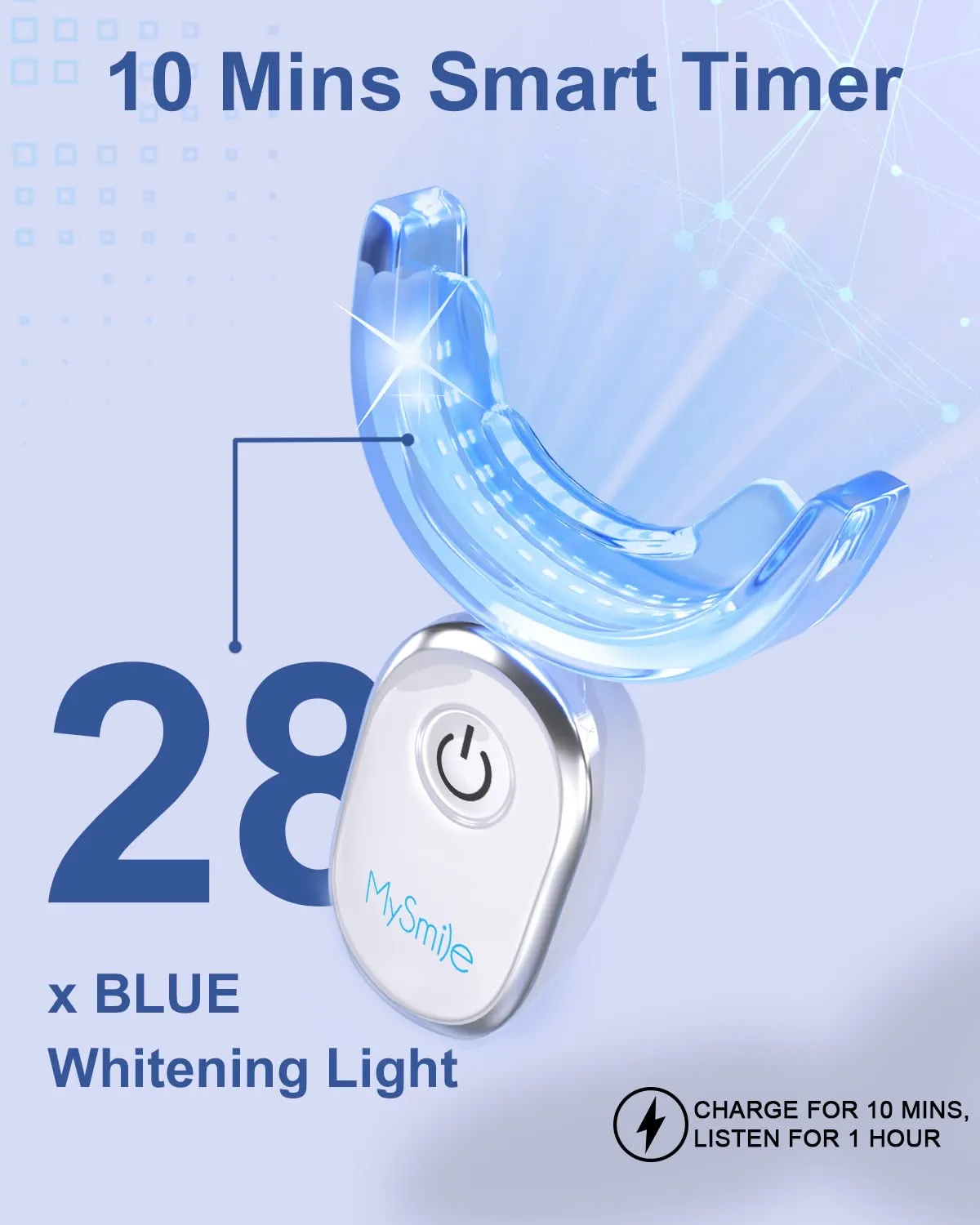 Teeth Whitening Strips w/ 28XLED Light Kit Duo Pack