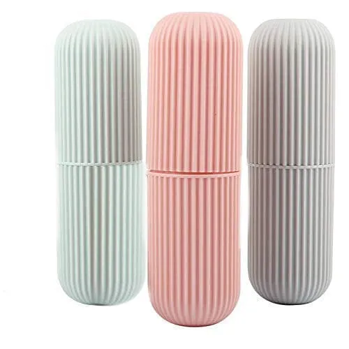 Travel Essential Toothbrush Holder (Pack of 3)