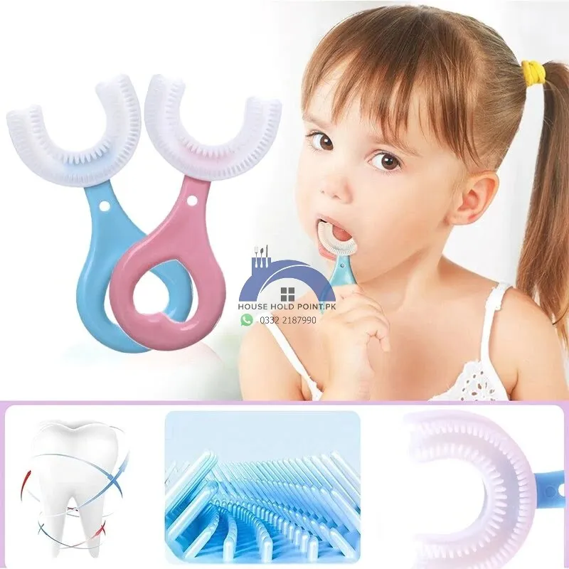 U Shaped Baby Toothbrush (Pack Of 2)