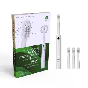 USB Rechargeable Sonic Toothbrush - Advanced Cleaning for a Healthier Smile!