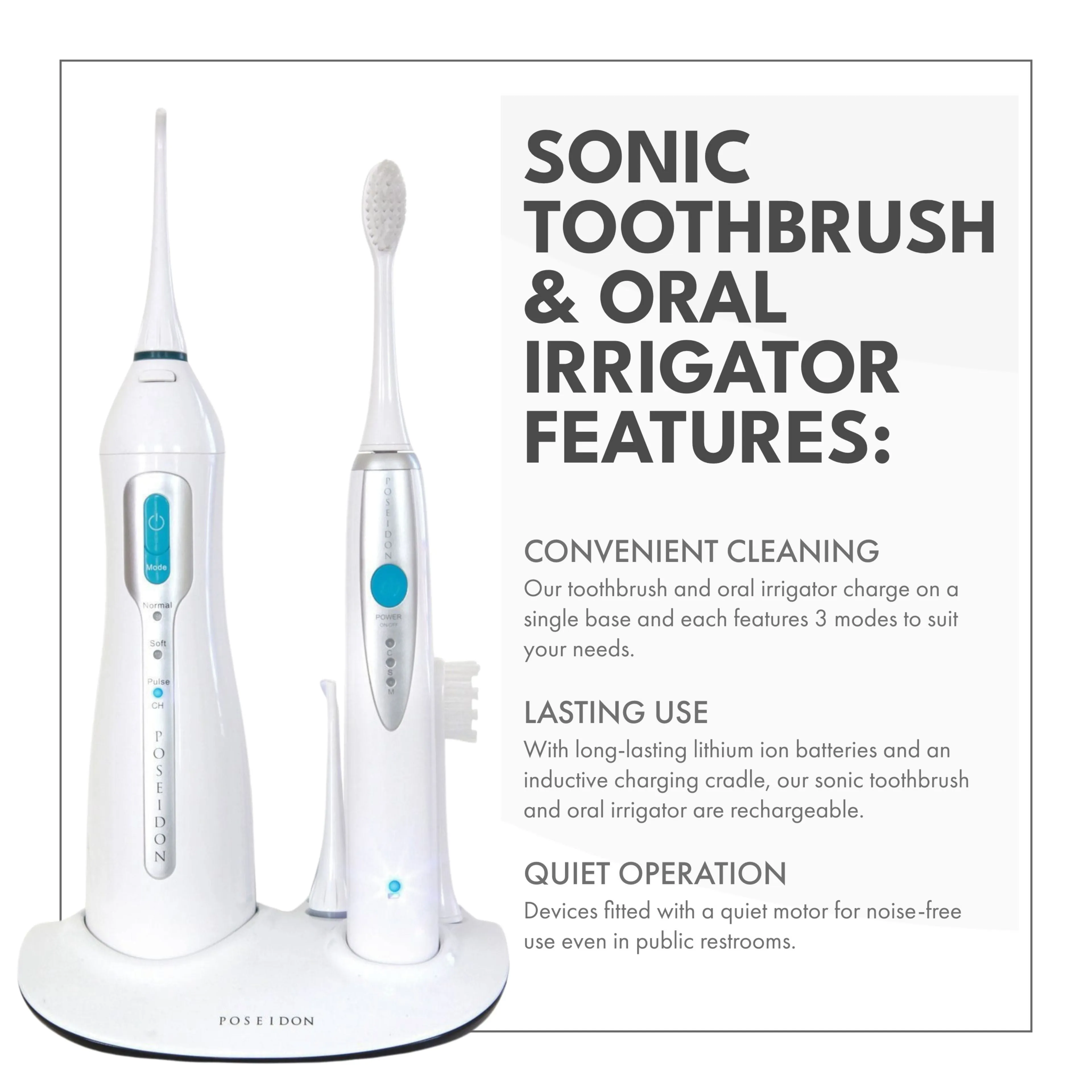 Water Flosser and Toothbrush Combo