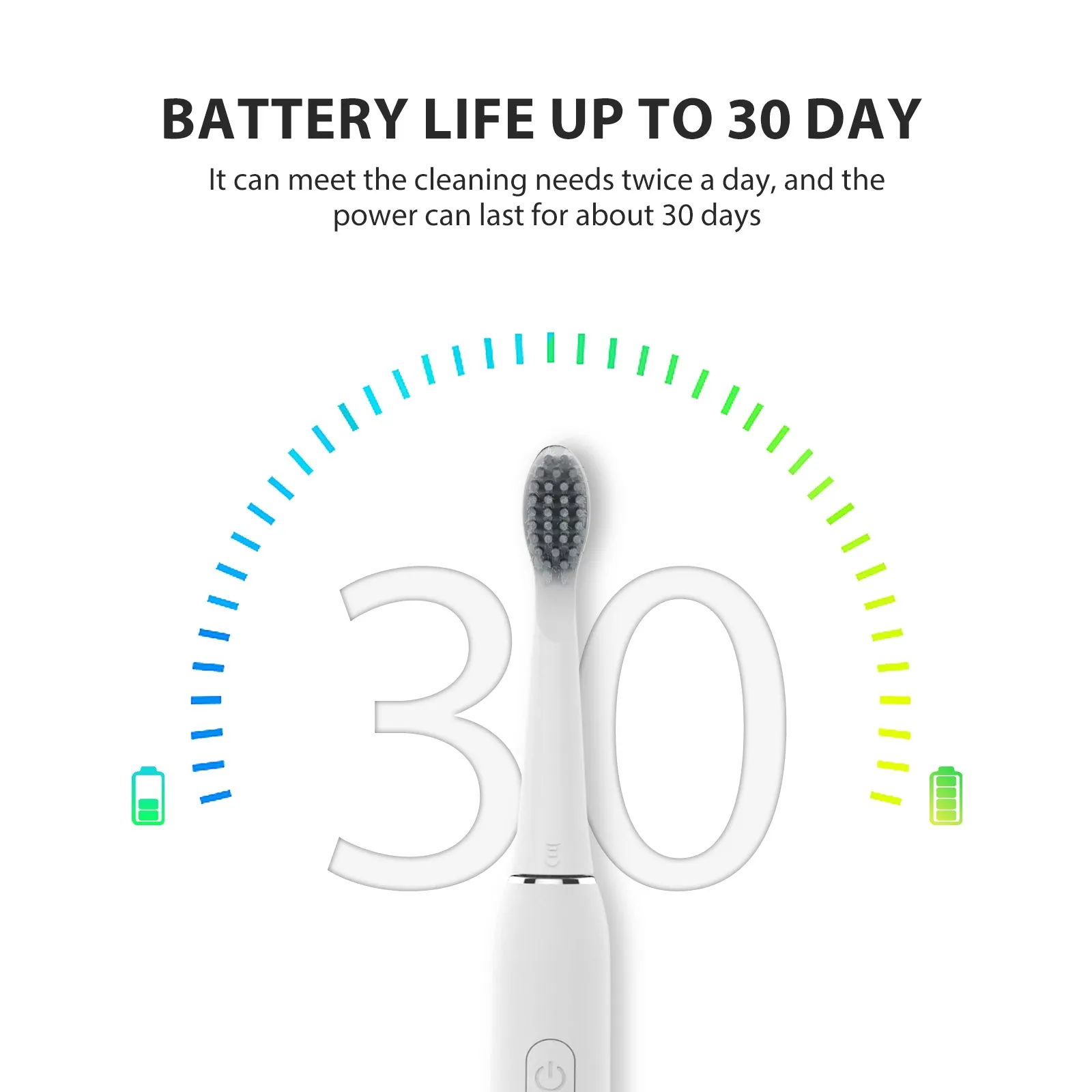 Wireless charging toothbrush