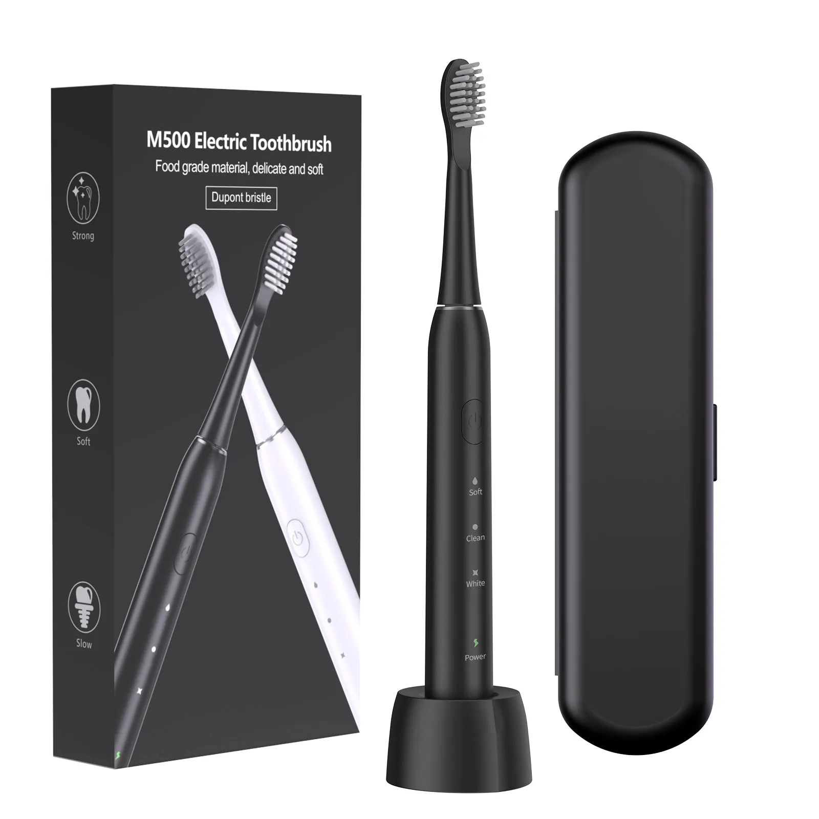 Wireless charging toothbrush