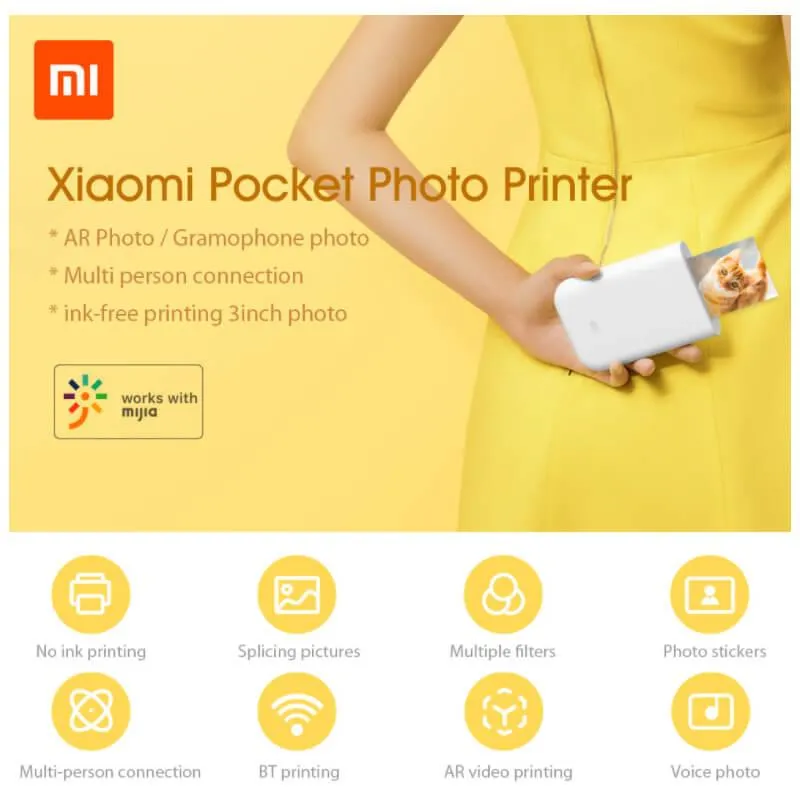 XiaoMi Portable Pocket Photo Printer